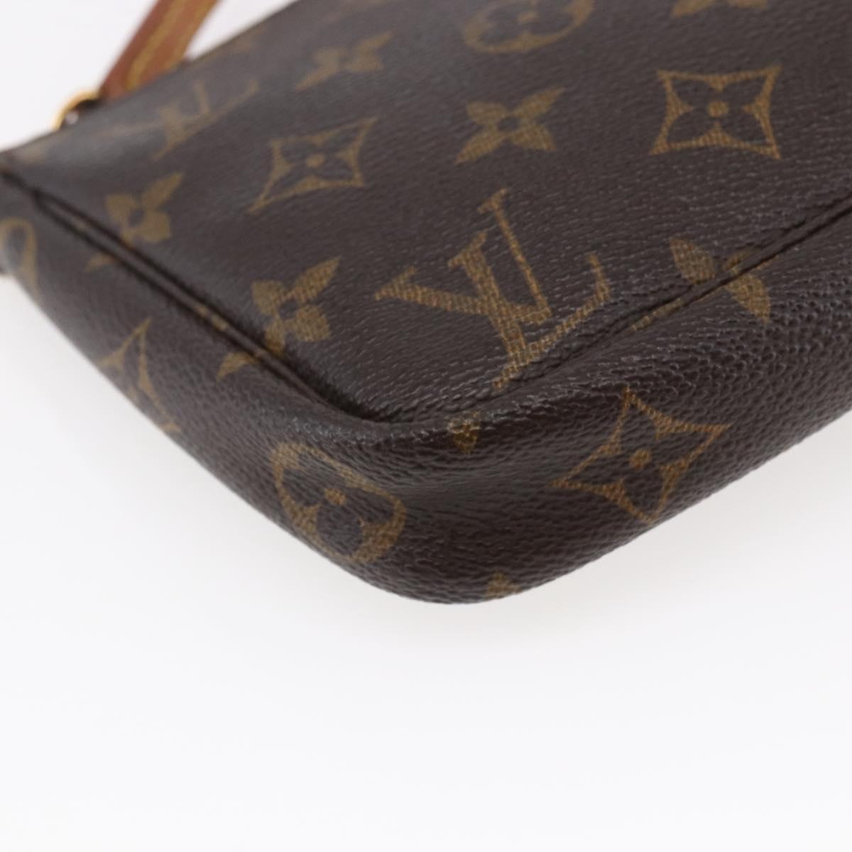 LOUIS VUITTON Monogram Pochette Accessoires Pouch M51980 LV Auth 147220