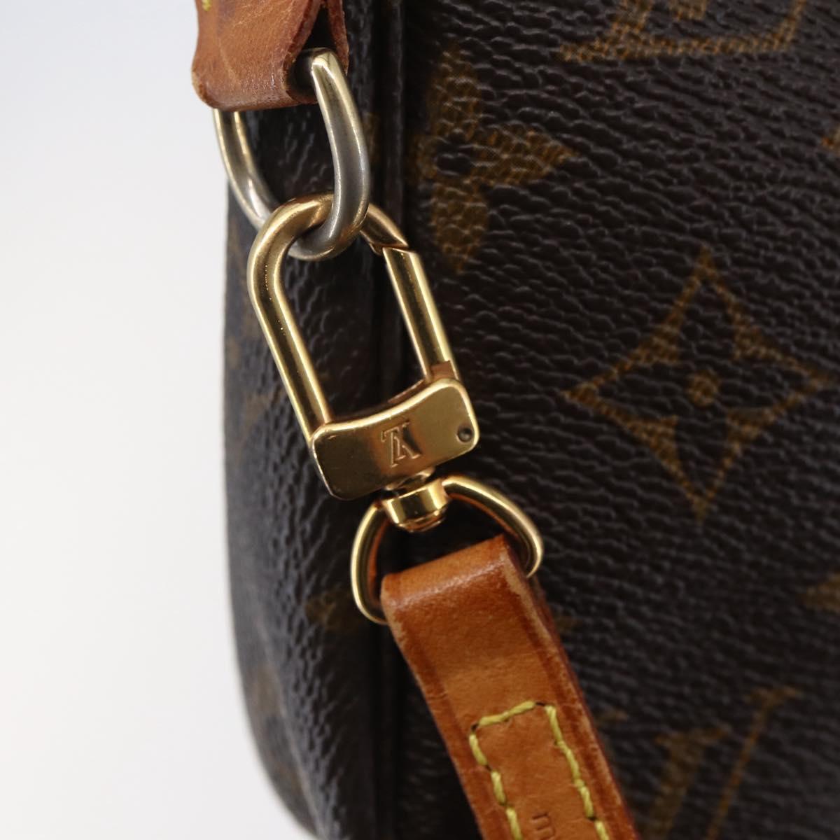 LOUIS VUITTON Monogram Pochette Accessoires Pouch M51980 LV Auth 147220