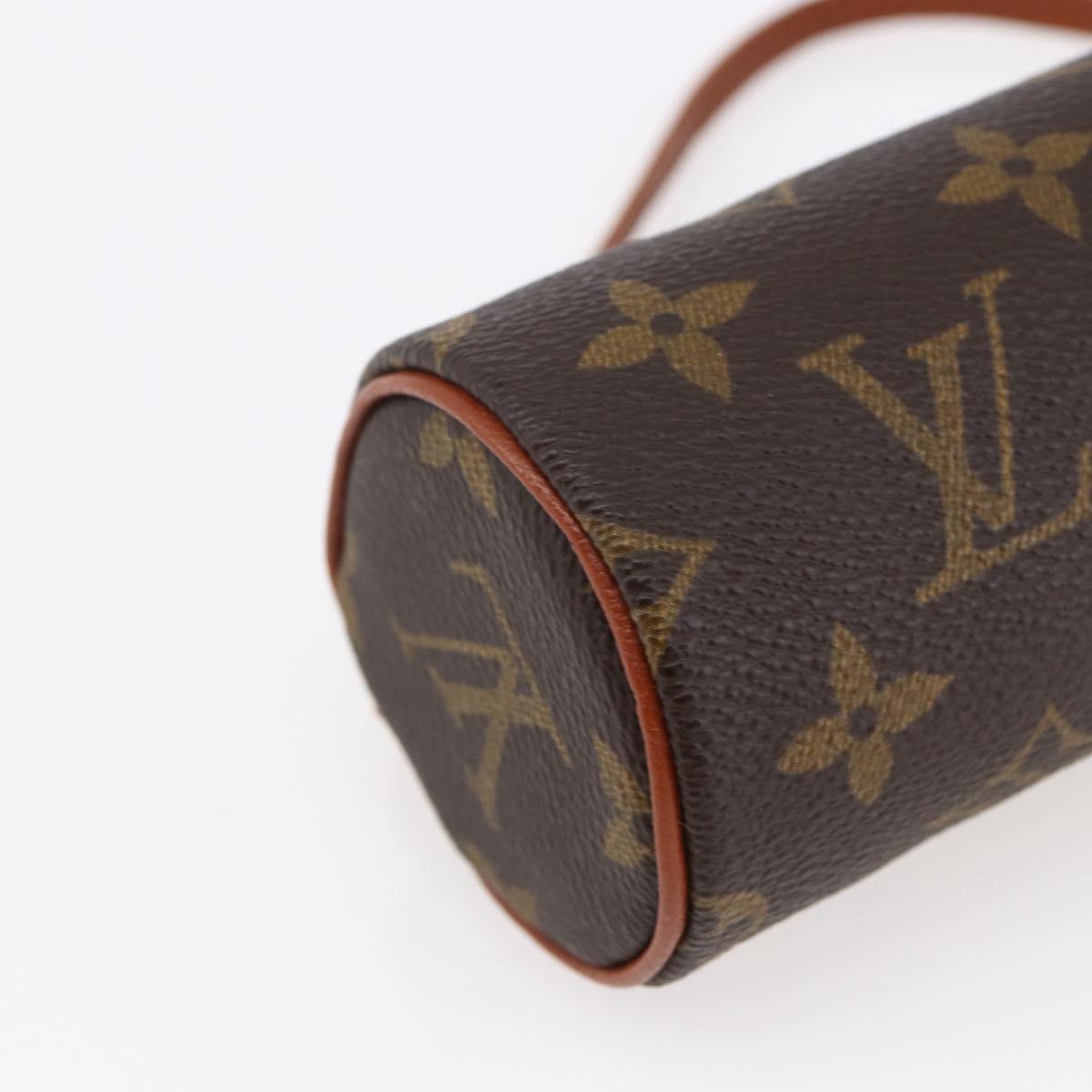 LOUIS VUITTON Monogram Papillon Pouch LV Auth 147222