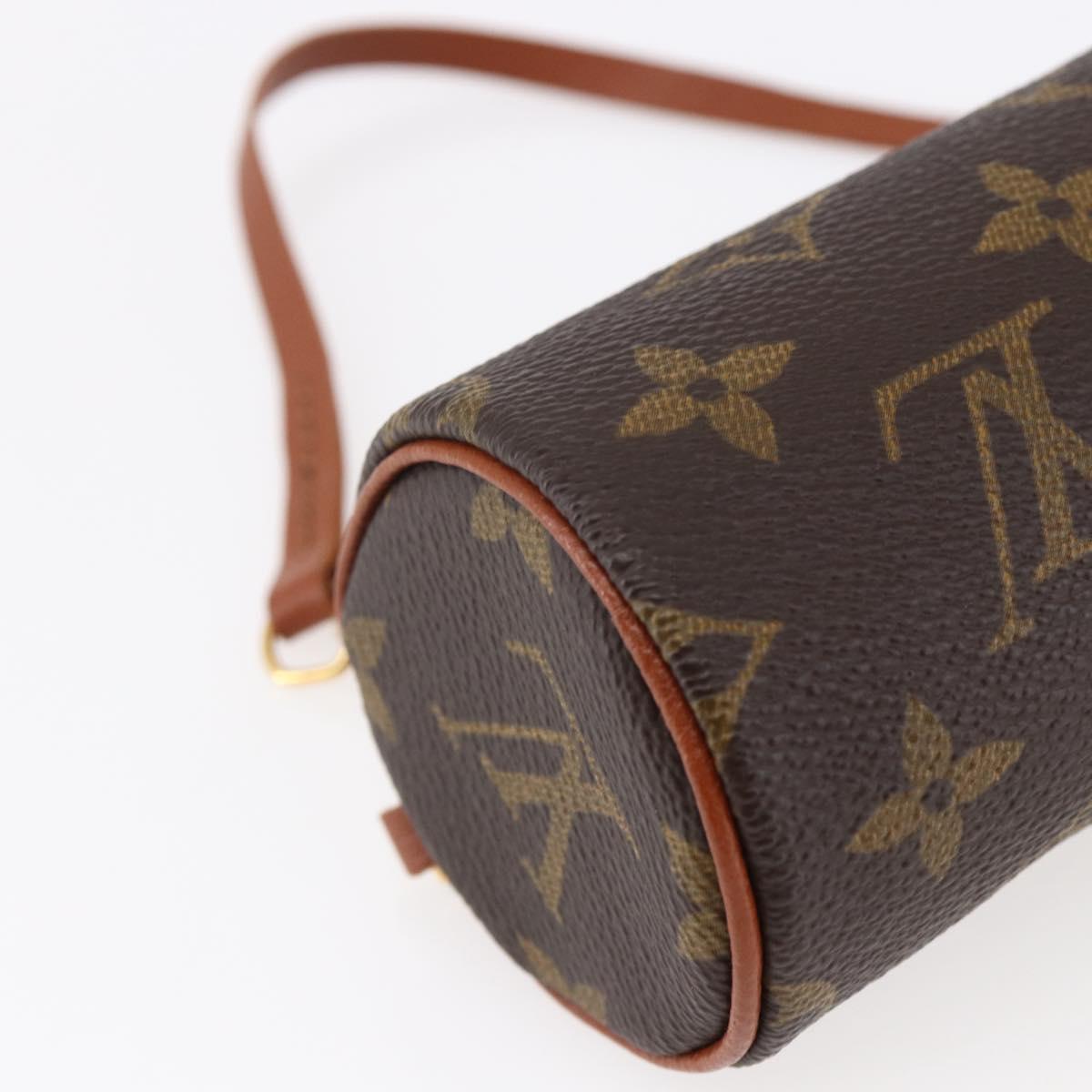 LOUIS VUITTON Monogram Papillon Pouch LV Auth 147222