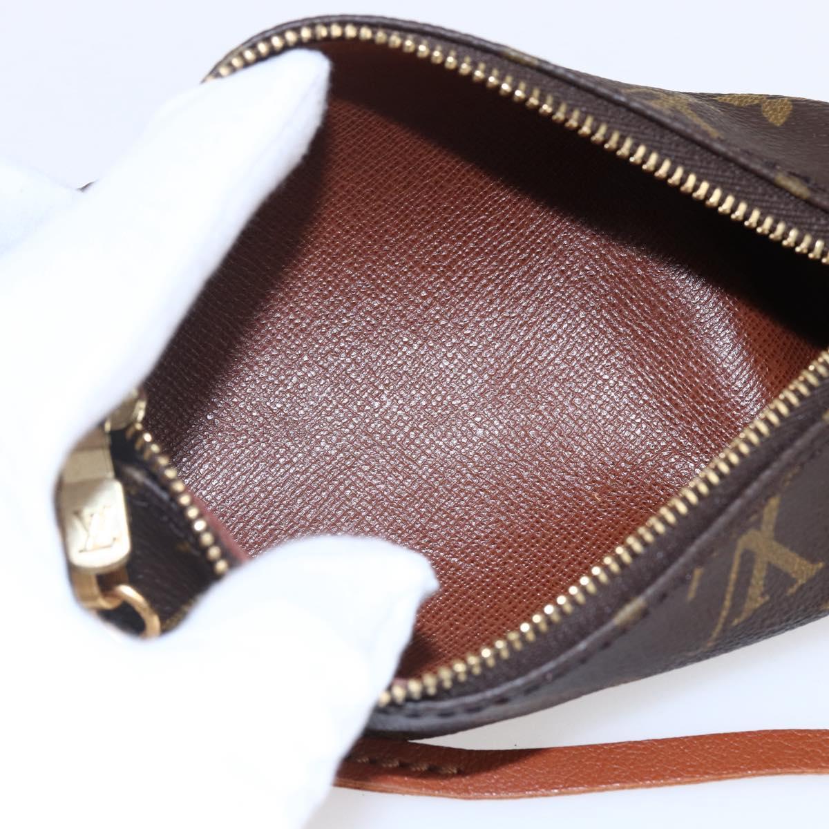 LOUIS VUITTON Monogram Papillon Pouch LV Auth 147222