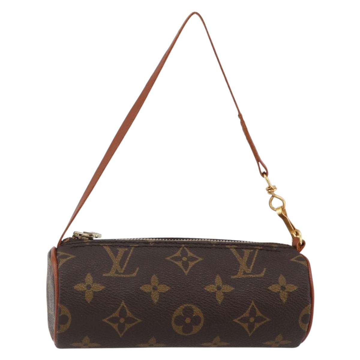 LOUIS VUITTON Monogram Papillon Pouch LV Auth 147222