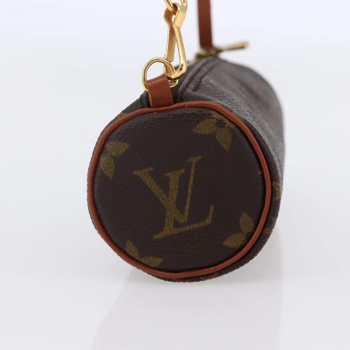 LOUIS VUITTON Monogram Papillon Pouch LV Auth 147222