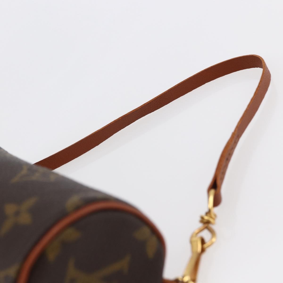 LOUIS VUITTON Monogram Papillon Pouch LV Auth 147222