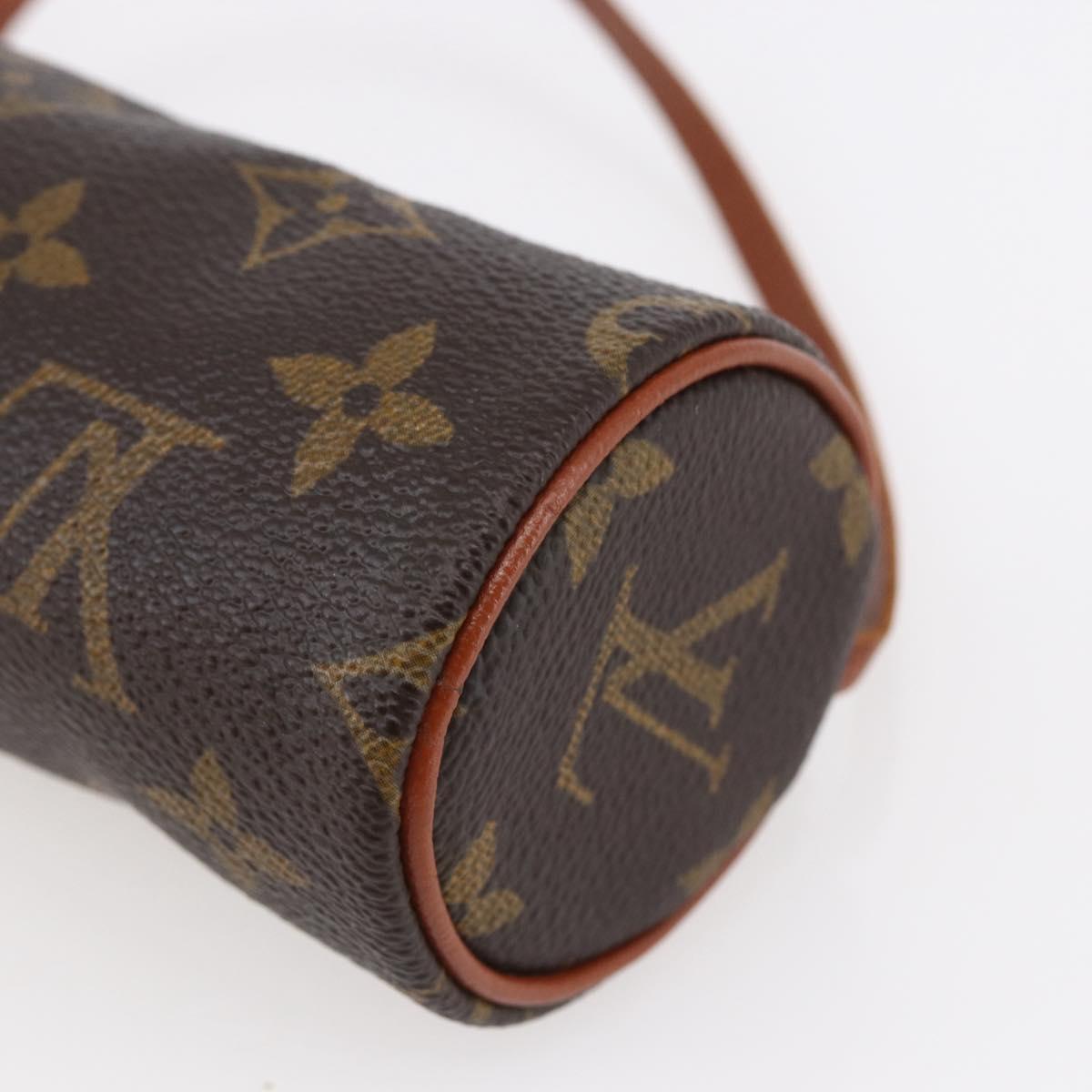 LOUIS VUITTON Monogram Papillon Pouch LV Auth 147224