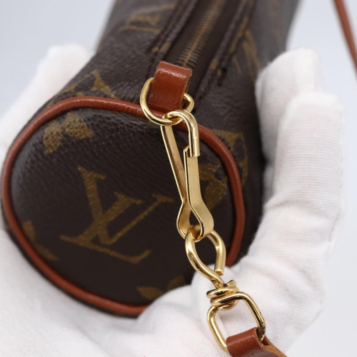 LOUIS VUITTON Monogram Papillon Pouch LV Auth 147224