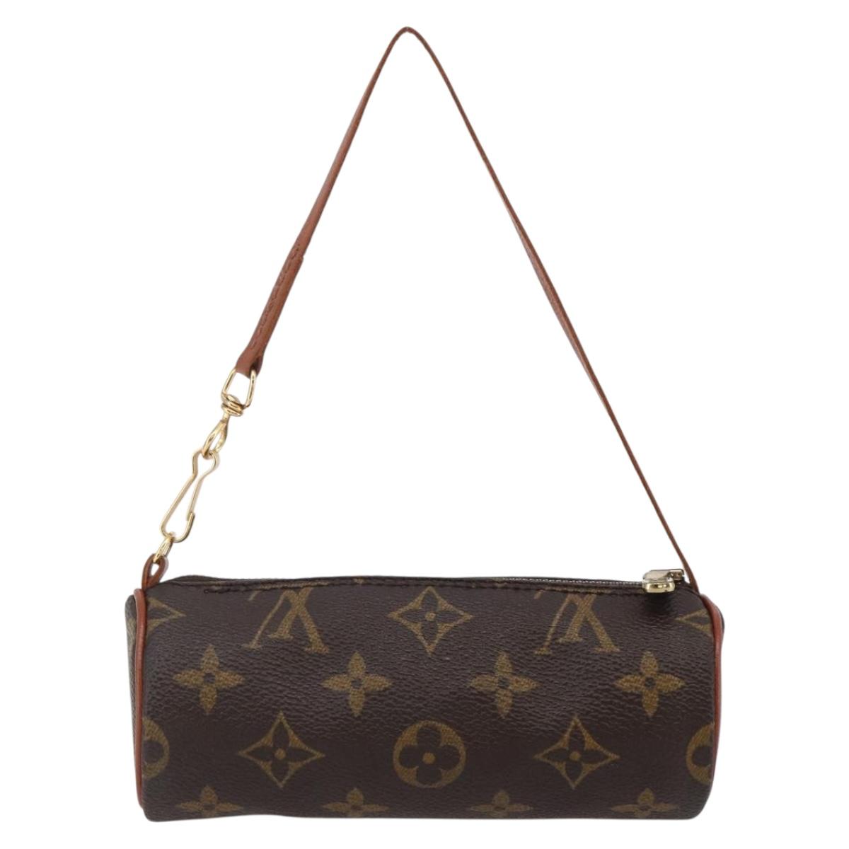 LOUIS VUITTON Monogram Papillon Pouch LV Auth 147224