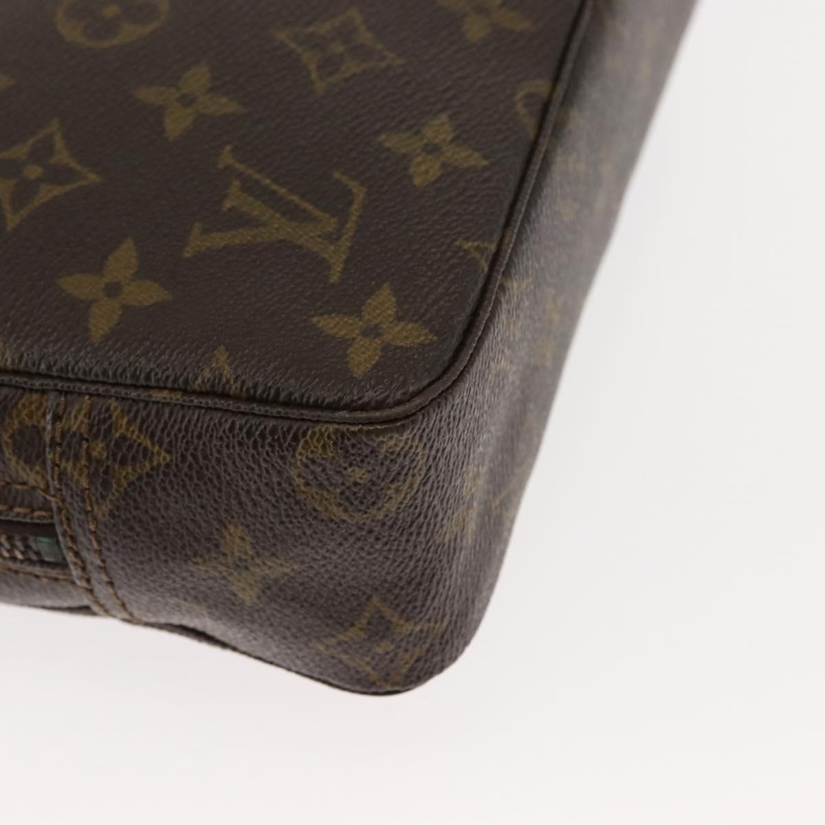 LOUIS VUITTON Monogram Trousse Toilette 23 Clutch Bag M47524 LV Auth 147231