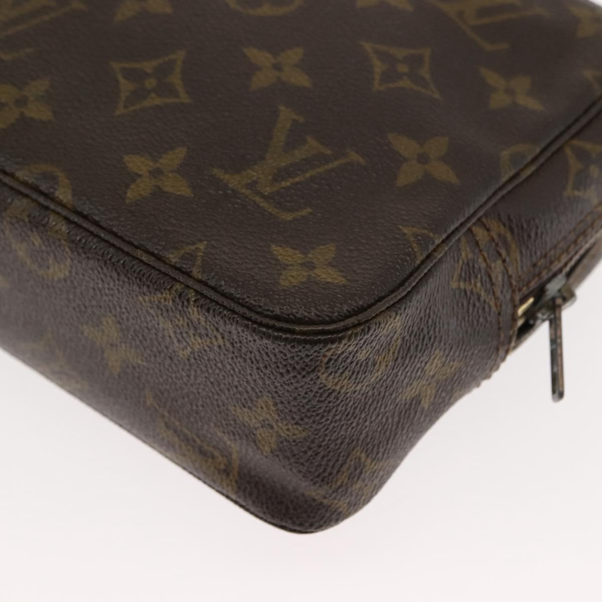 LOUIS VUITTON Monogram Trousse Toilette 23 Clutch Bag M47524 LV Auth 147231