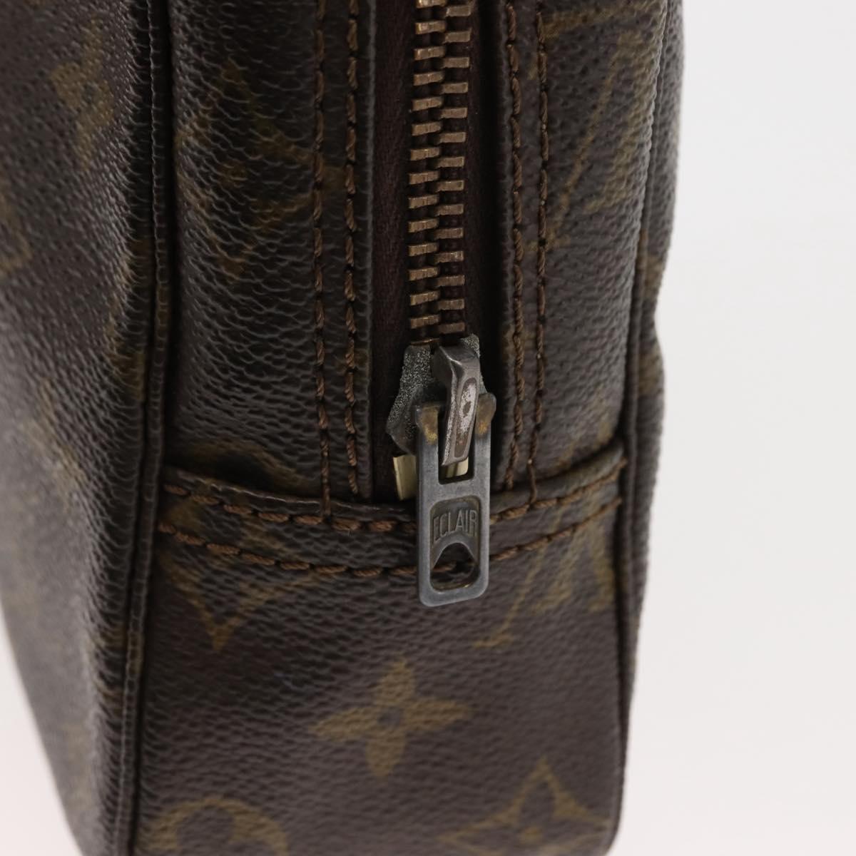 LOUIS VUITTON Monogram Trousse Toilette 23 Clutch Bag M47524 LV Auth 147231