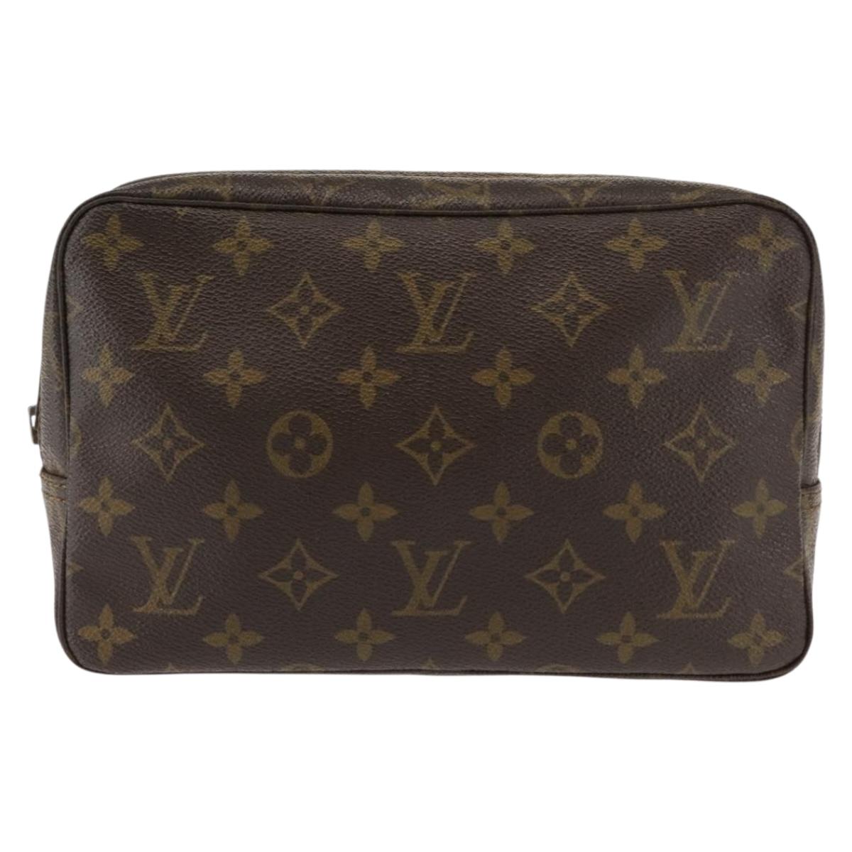 LOUIS VUITTON Monogram Trousse Toilette 23 Clutch Bag M47524 LV Auth 147231