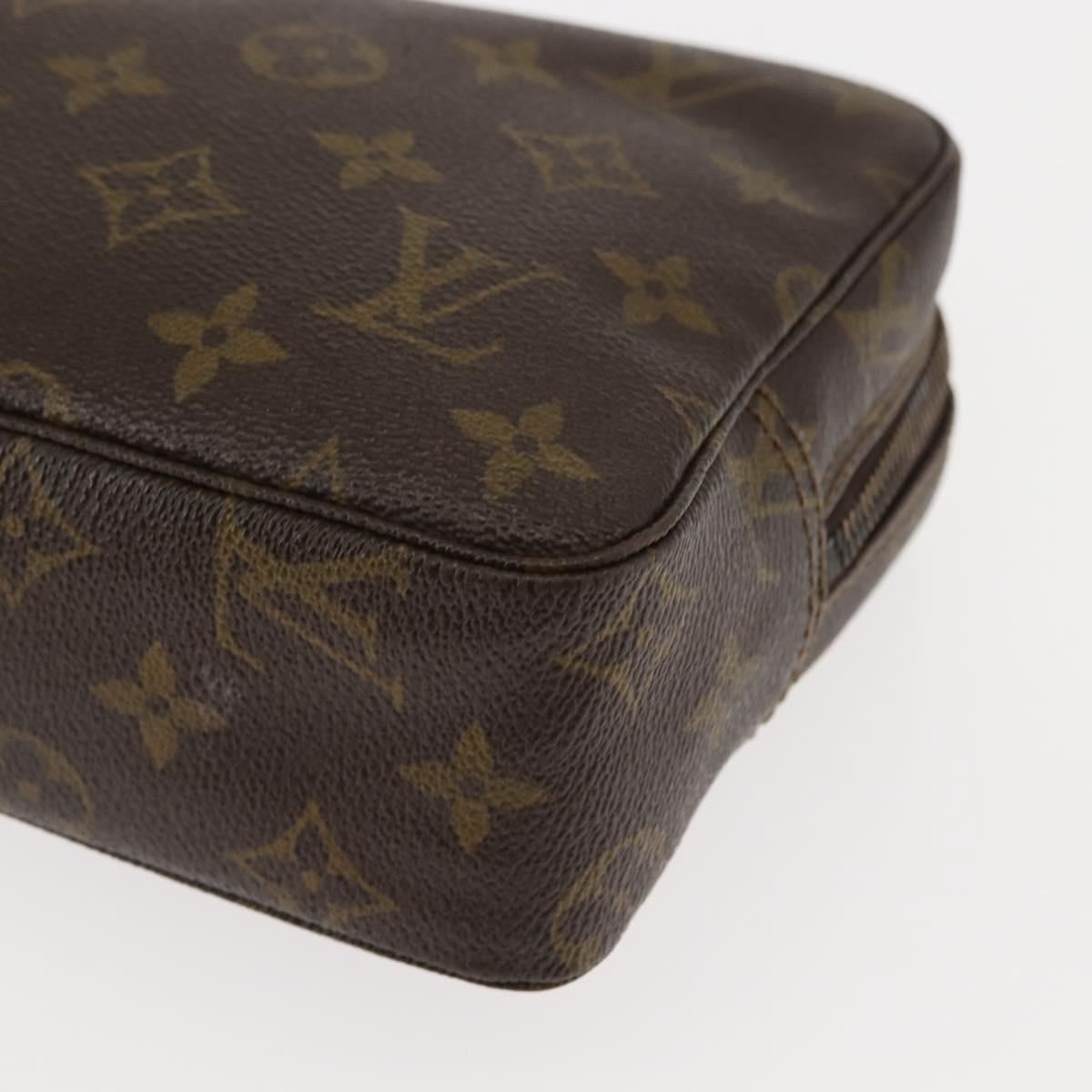 LOUIS VUITTON Monogram Trousse Toilette 23 Clutch Bag M47524 LV Auth 147231