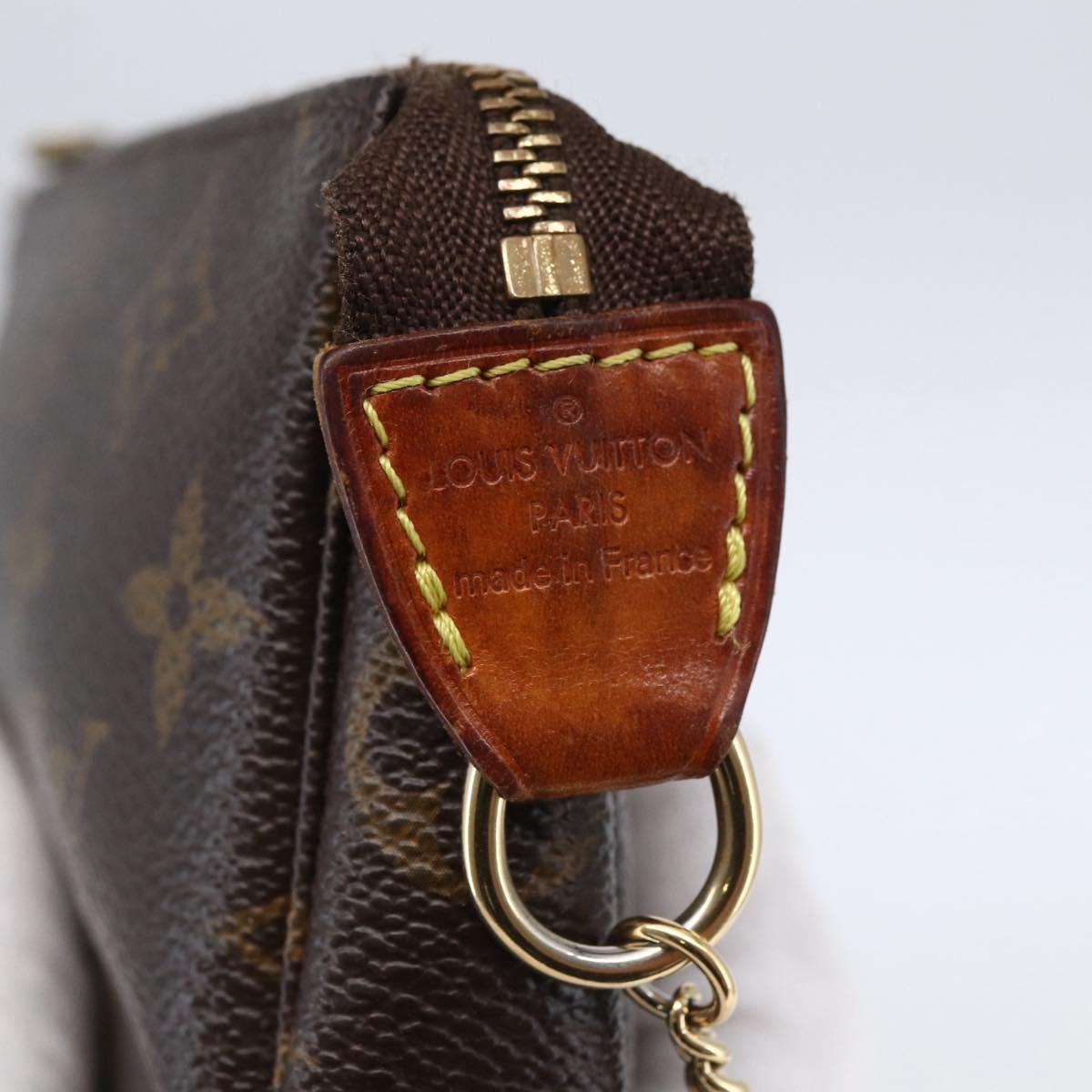 LOUIS VUITTON Monogram Mini Pochette Accessoires Pouch M58009 LV Auth 147233