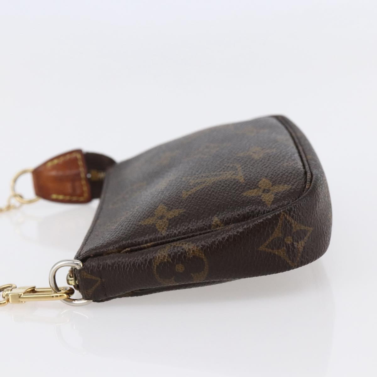 LOUIS VUITTON Monogram Mini Pochette Accessoires Pouch M58009 LV Auth 147233