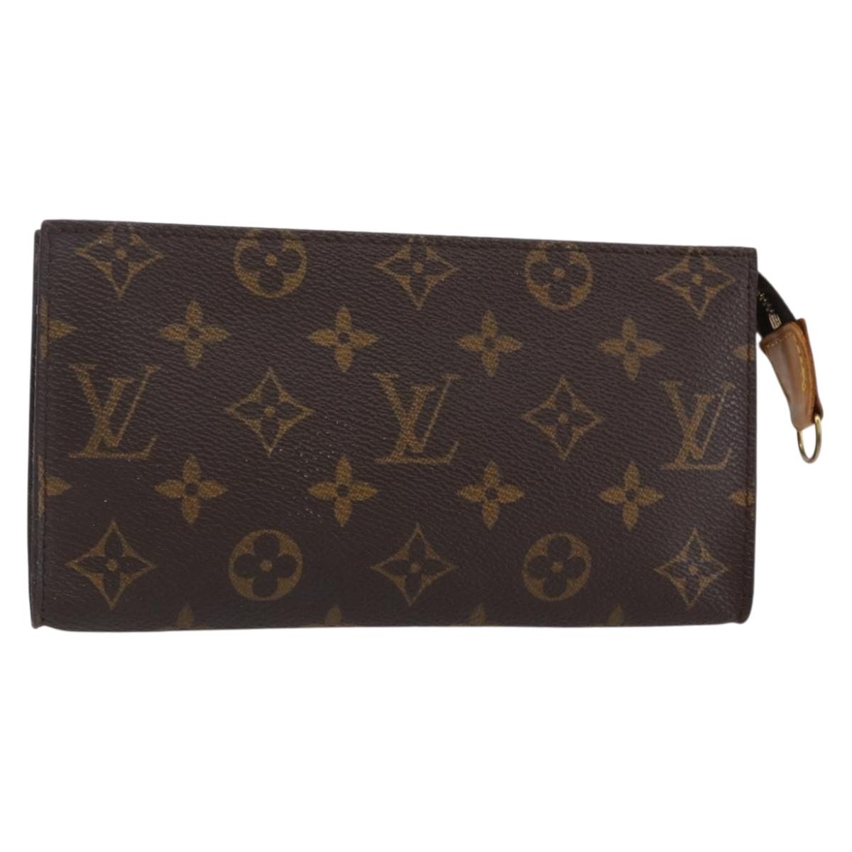 LOUIS VUITTON Monogram Bucket GM Accessory Pouch LV Auth 147234