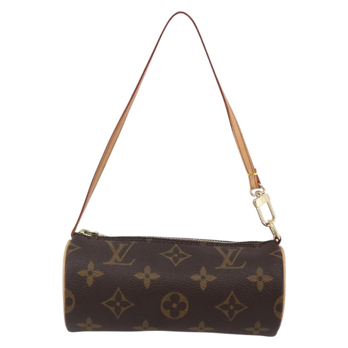 LOUIS VUITTON Monogram Papillon Pouch LV Auth 147235