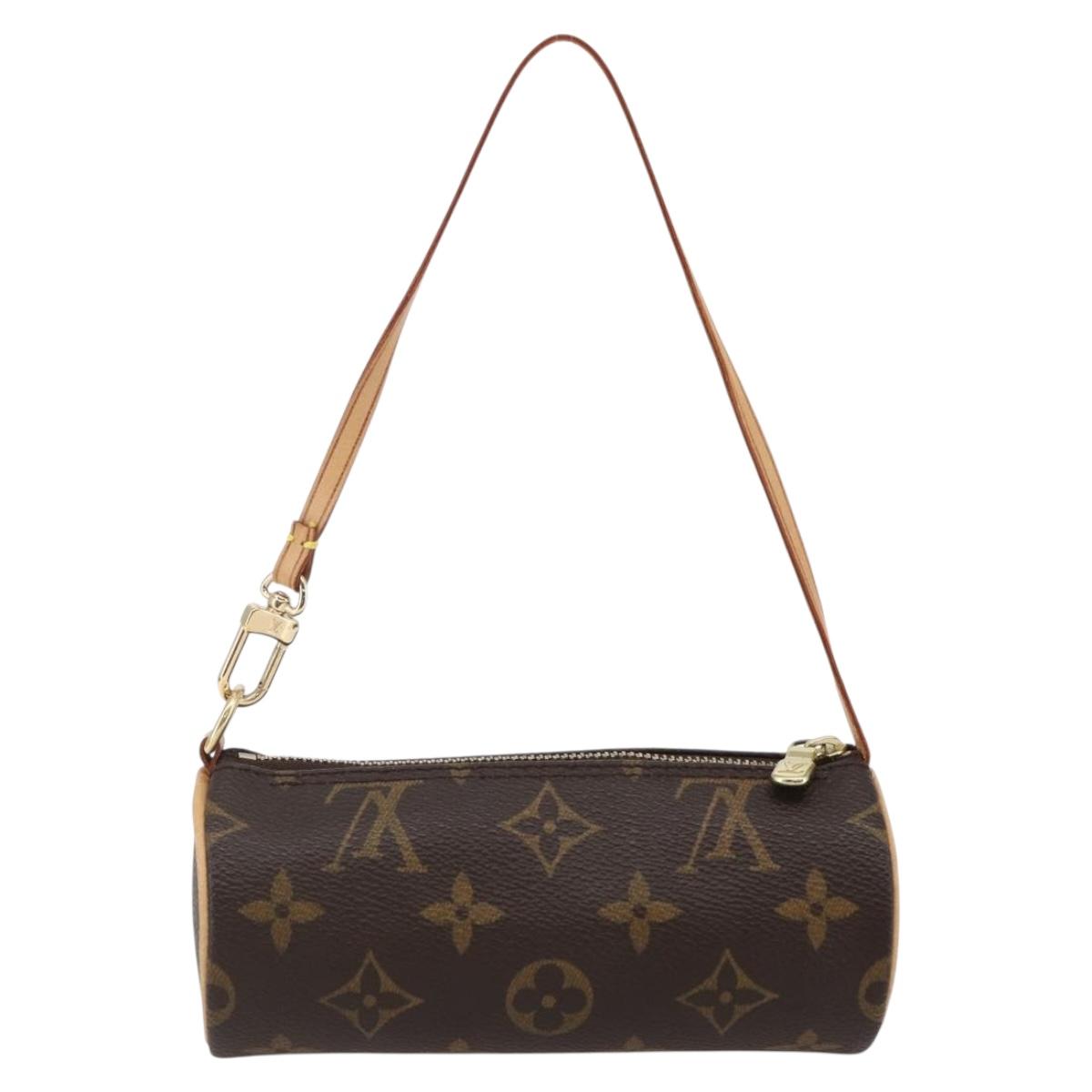 LOUIS VUITTON Monogram Papillon Pouch LV Auth 147235