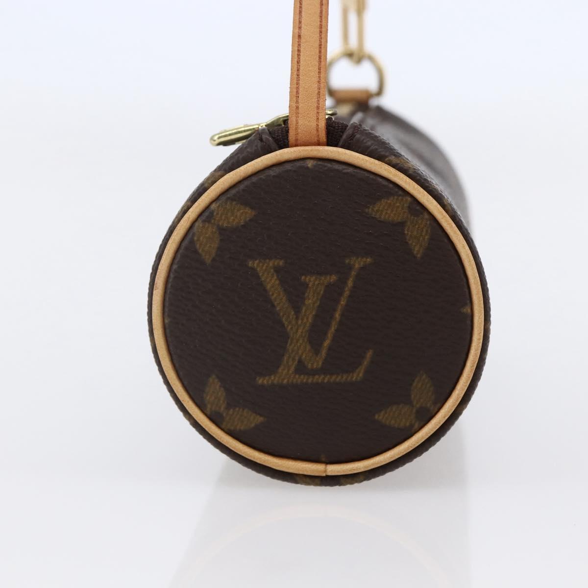 LOUIS VUITTON Monogram Papillon Pouch LV Auth 147235