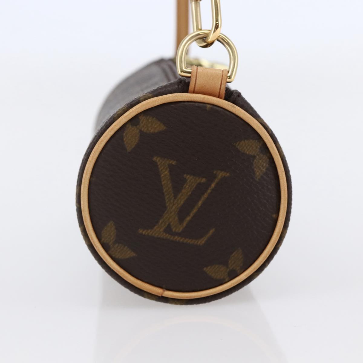 LOUIS VUITTON Monogram Papillon Pouch LV Auth 147235