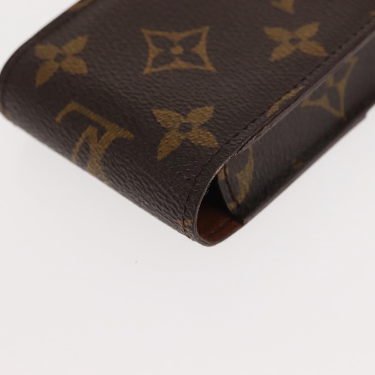 LOUIS VUITTON Monogram Etui Cigarette Case M63024 LV Auth 147236