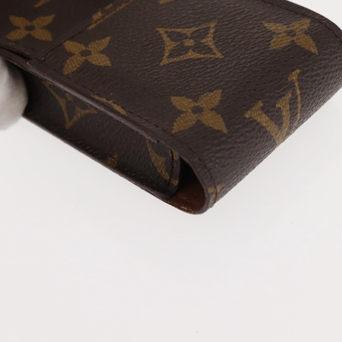 LOUIS VUITTON Monogram Etui Cigarette Case M63024 LV Auth 147236