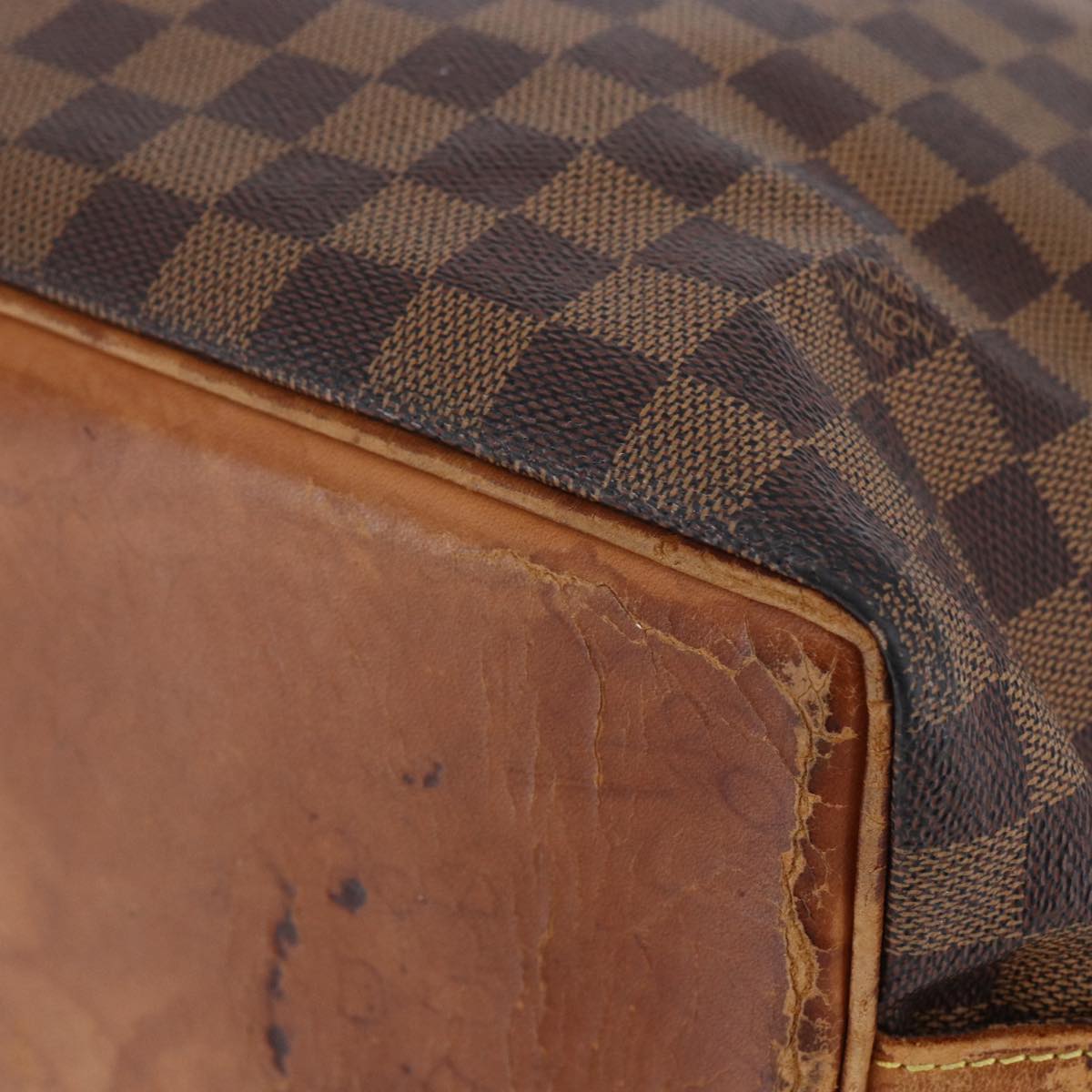 LOUIS VUITTON Damier Ebene Colombine Bag 100th Anniversary N99037 Auth 147240