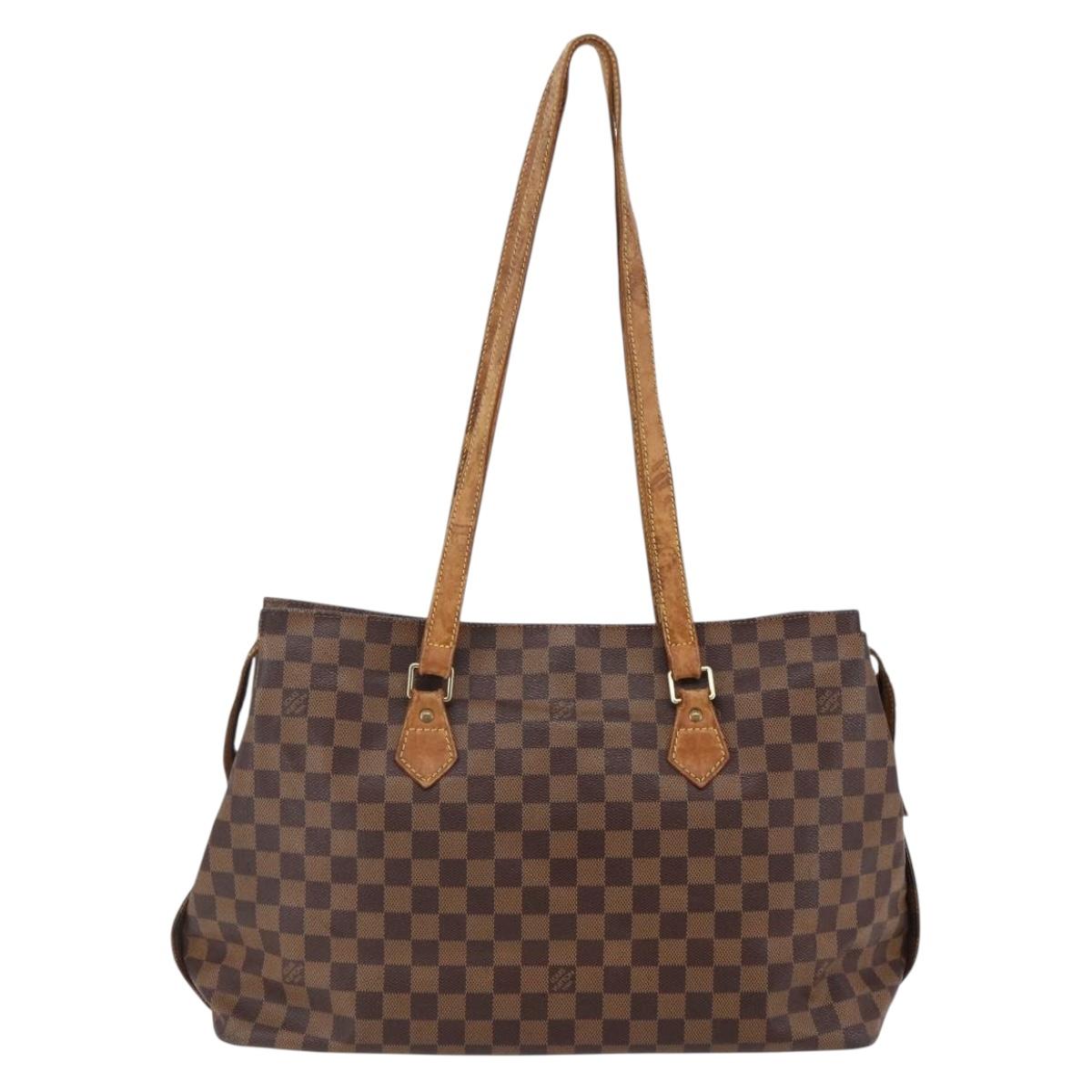 LOUIS VUITTON Damier Ebene Colombine Bag 100th Anniversary N99037 Auth 147240