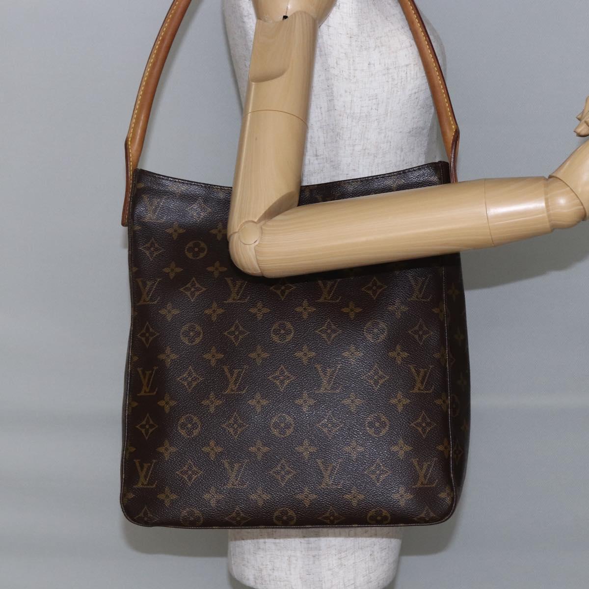 LOUIS VUITTON Monogram Looping GM Shoulder Bag M51145 LV Auth 147244