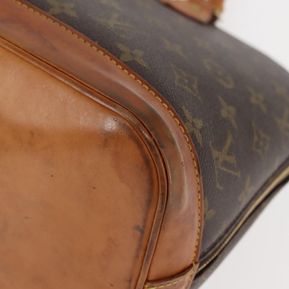 LOUIS VUITTON Monogram Alma Hand Bag M51130 LV Auth 147248
