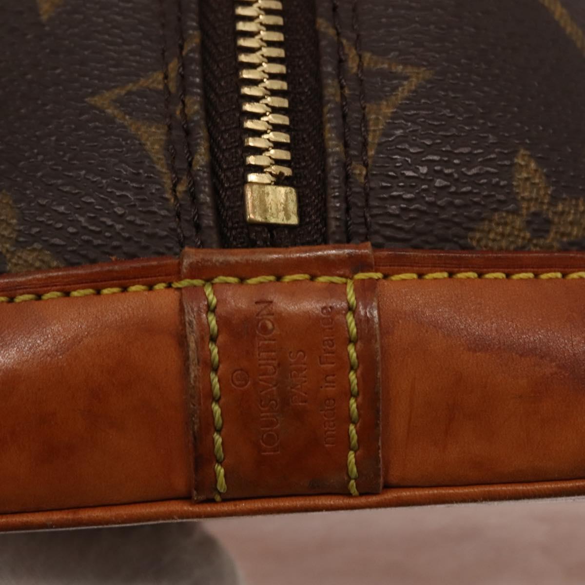 LOUIS VUITTON Monogram Alma Hand Bag M51130 LV Auth 147248