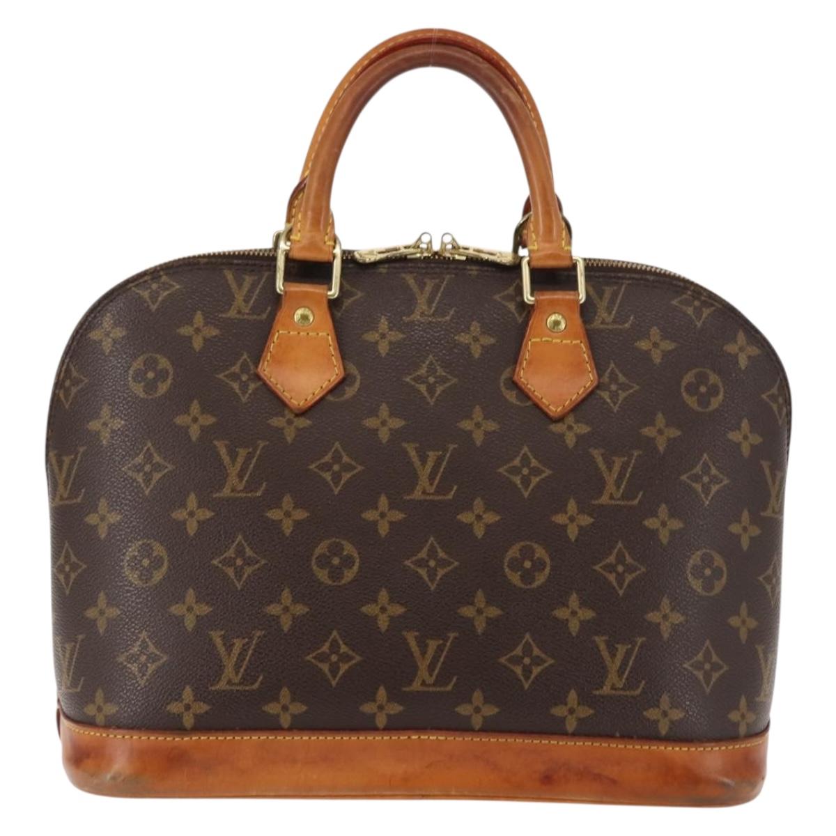 LOUIS VUITTON Monogram Alma Hand Bag M51130 LV Auth 147248
