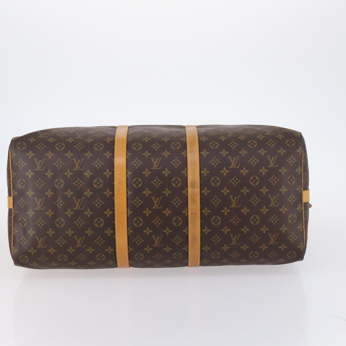 LOUIS VUITTON Monogram Keepall Bandouliere 60 Boston Bag M41412 LV Auth 147250