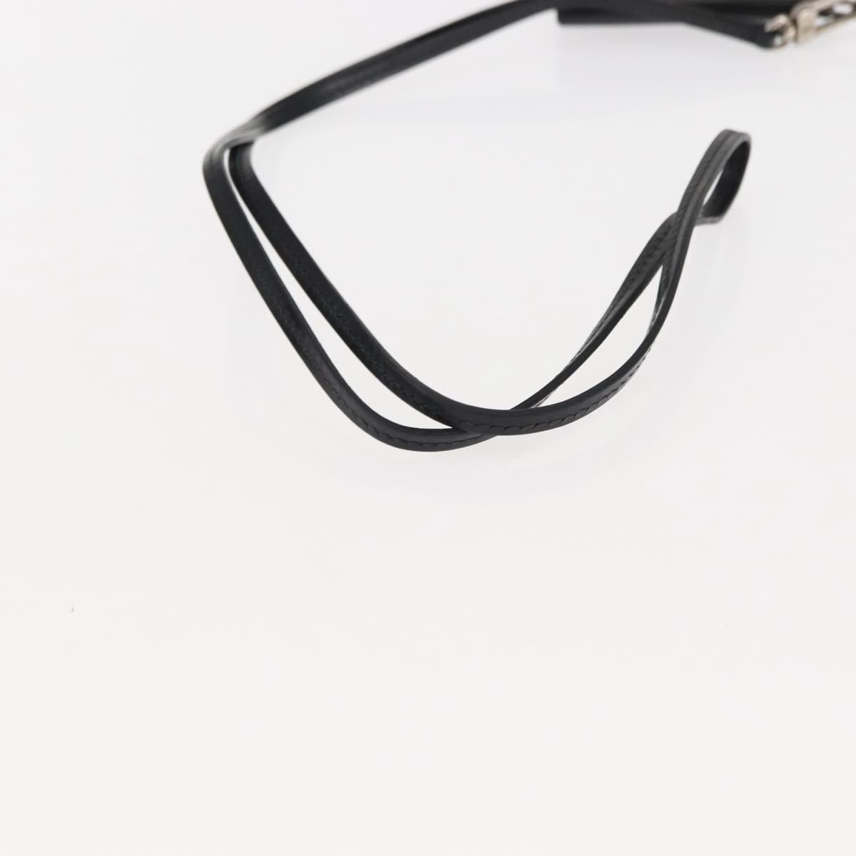 LOUIS VUITTON Epi Porte CartesID Bandouliere Card Case Black M60082 Auth 147251