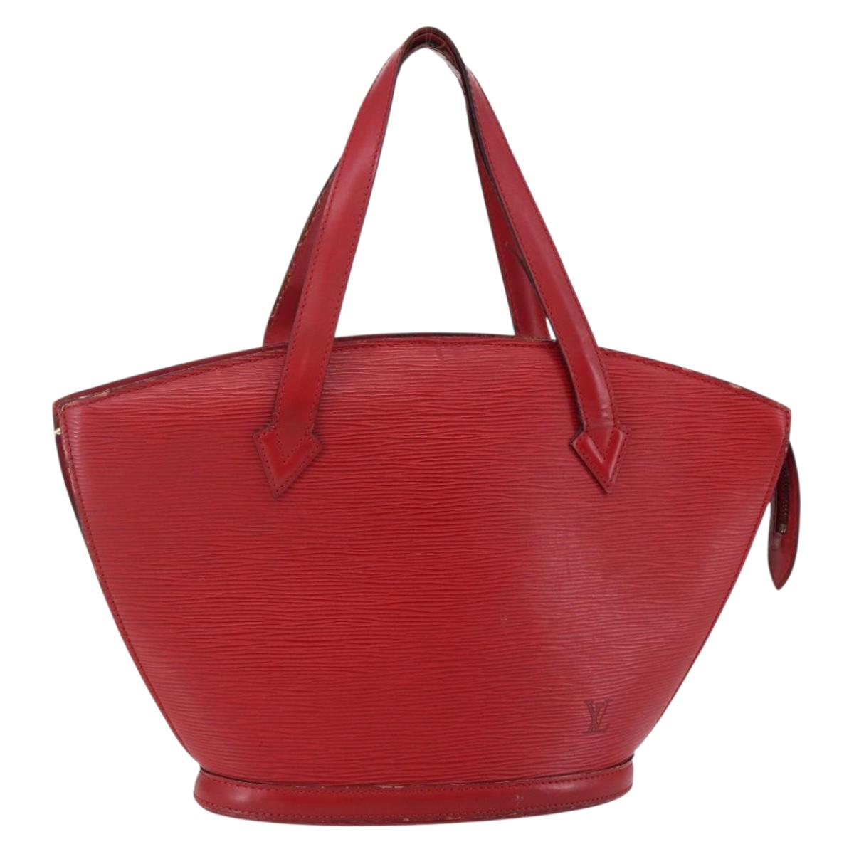 LOUIS VUITTON Epi Saint Jacques Shoulder Bag Red M52277 LV Auth 147252