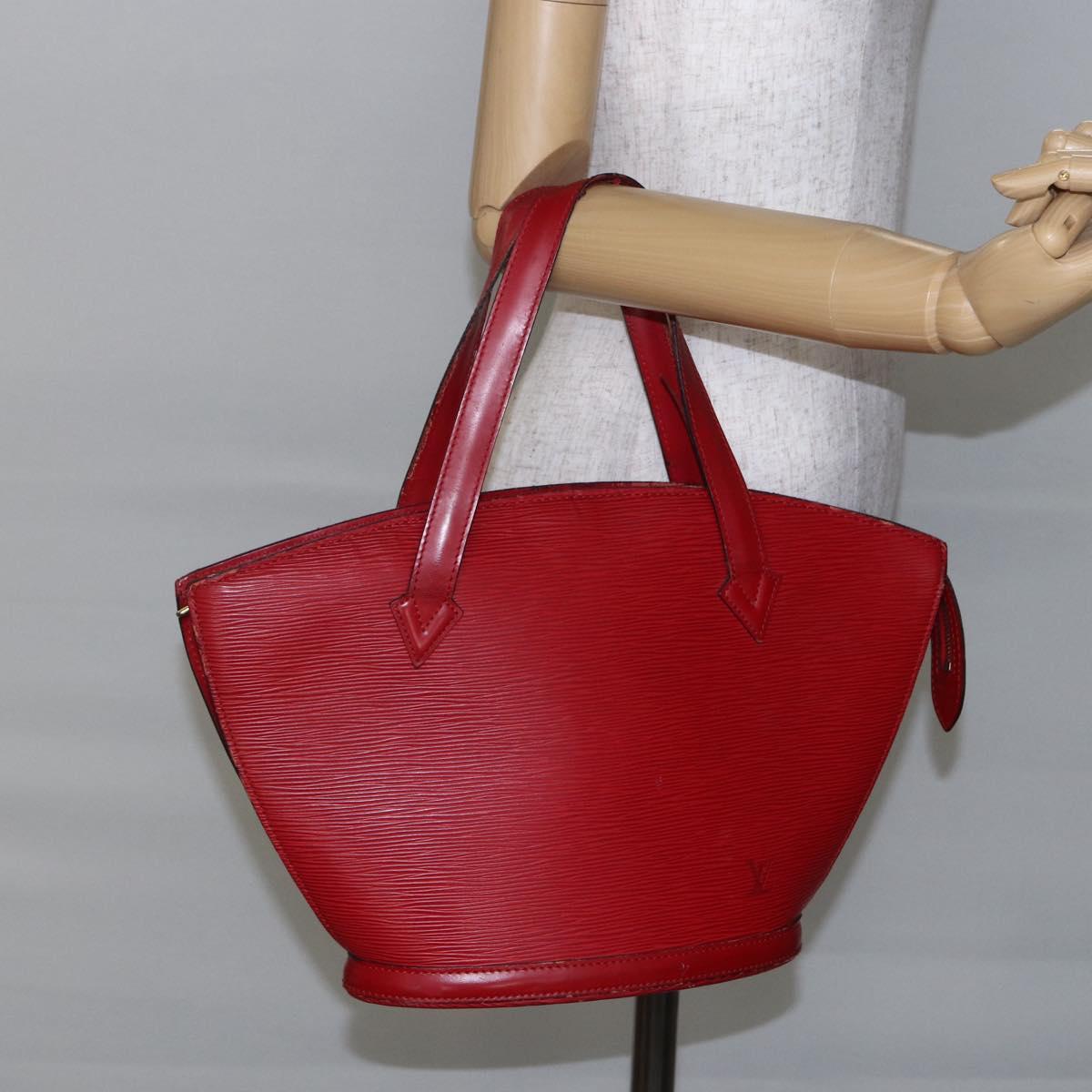 LOUIS VUITTON Epi Saint Jacques Shoulder Bag Red M52277 LV Auth 147252