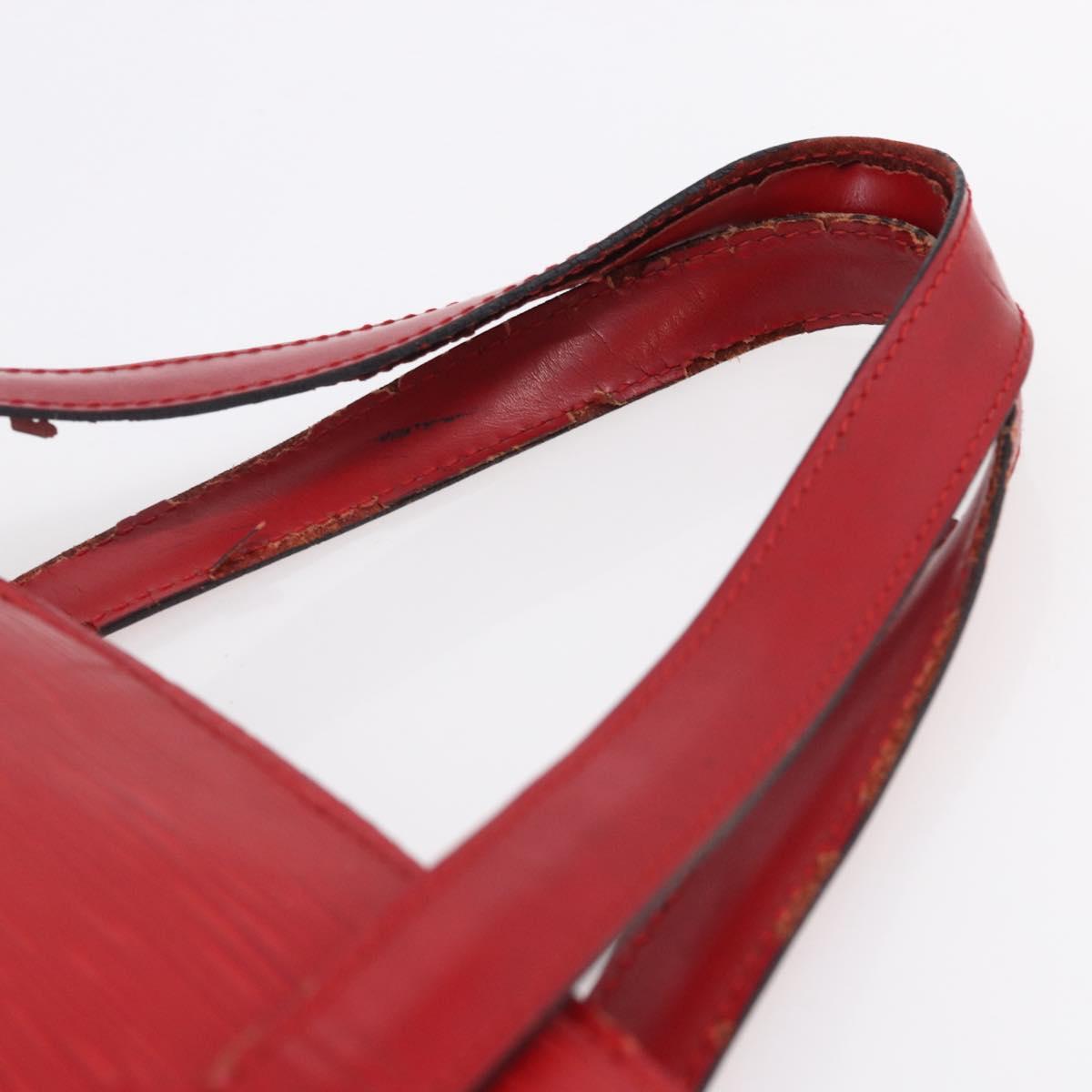 LOUIS VUITTON Epi Saint Jacques Shoulder Bag Red M52277 LV Auth 147252