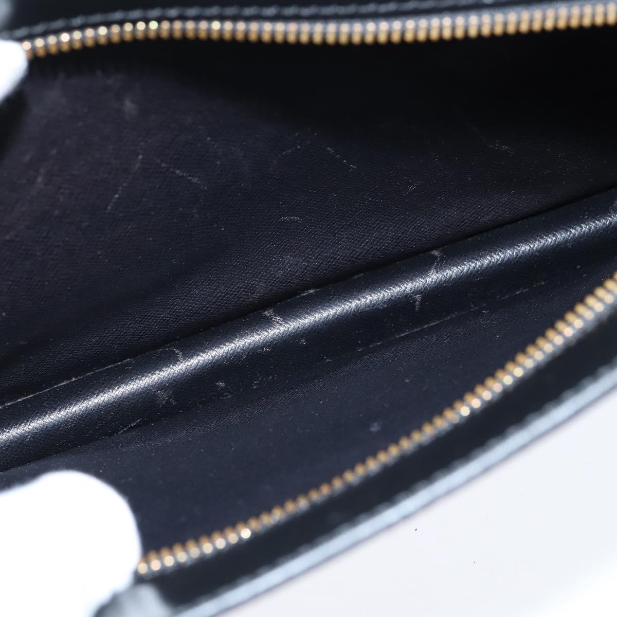 LOUIS VUITTON Epi Angian Shoulder Bag 2way Black M52112 LV Auth 147253