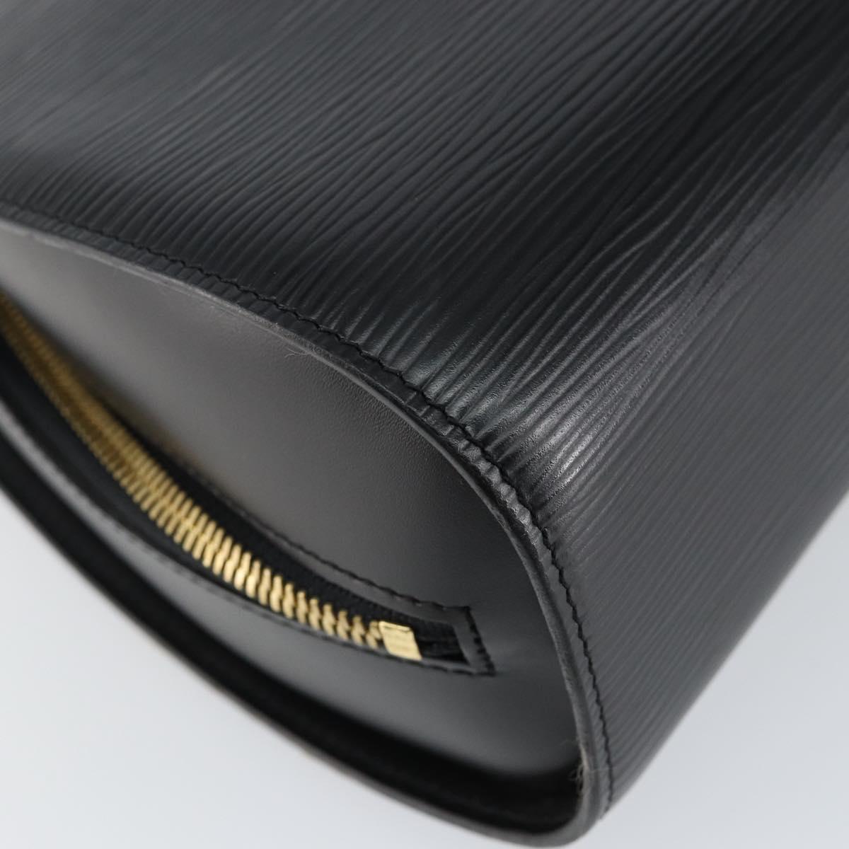LOUIS VUITTON Epi Dauphine GM Cosmetic Pouch Black M48432 LV Auth 147254