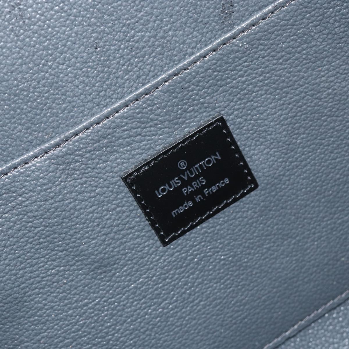 LOUIS VUITTON Epi Dauphine GM Cosmetic Pouch Black M48432 LV Auth 147254