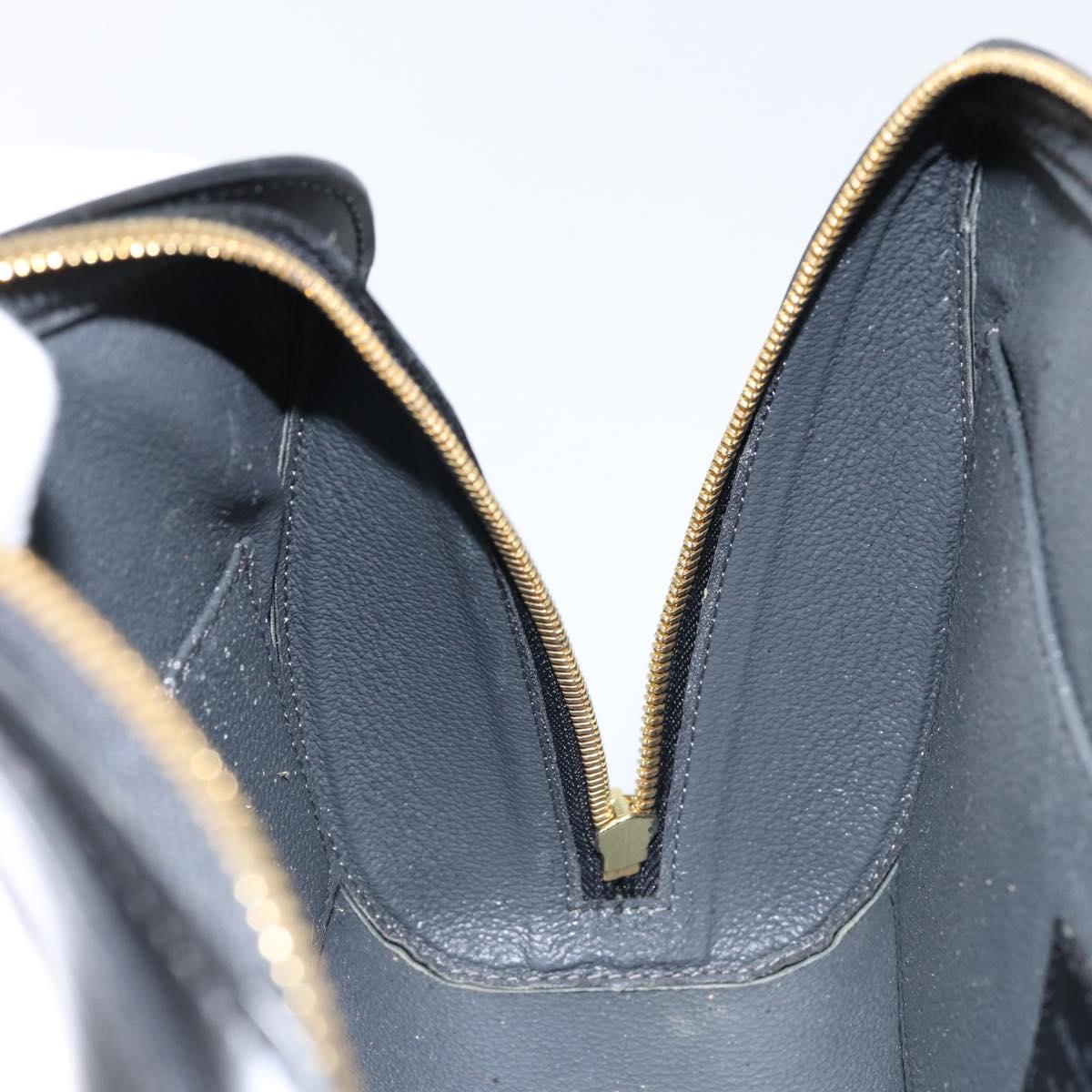 LOUIS VUITTON Epi Dauphine GM Cosmetic Pouch Black M48432 LV Auth 147254