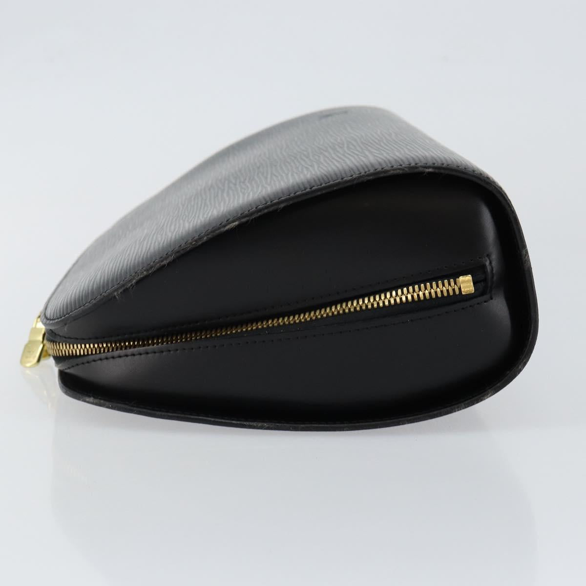 LOUIS VUITTON Epi Dauphine GM Cosmetic Pouch Black M48432 LV Auth 147254