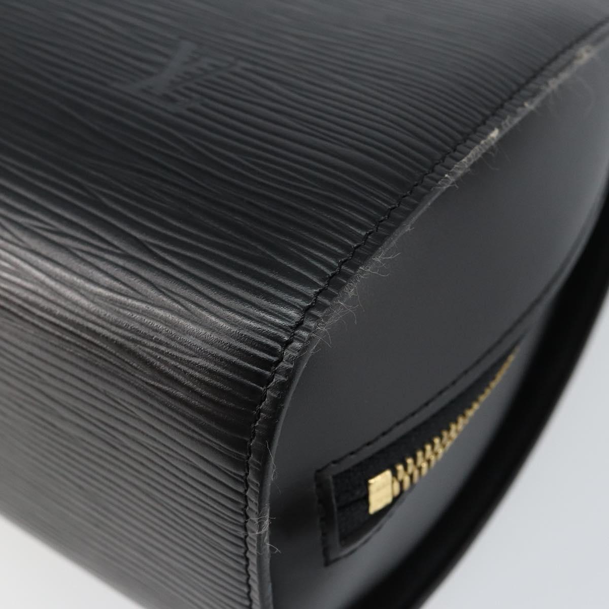 LOUIS VUITTON Epi Dauphine GM Cosmetic Pouch Black M48432 LV Auth 147254