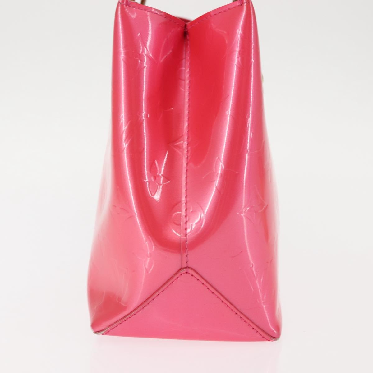 LOUIS VUITTON Monogram Vernis Reade PM Bag Fuchsia Pink M91221 LV Auth 147256