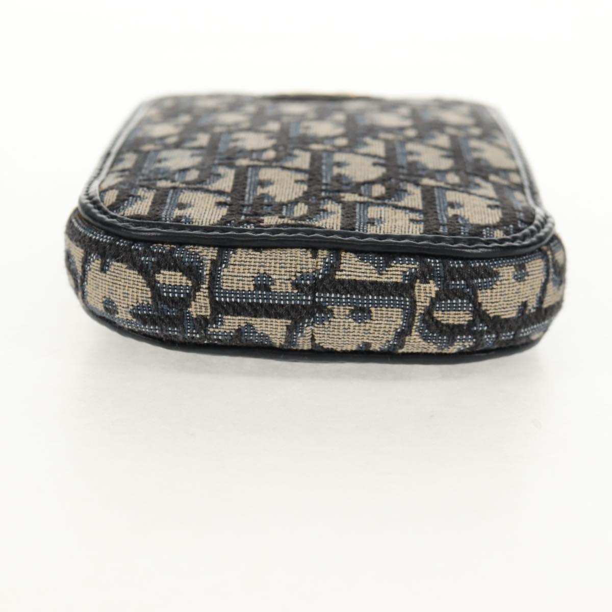 Christian Dior Trotter Canvas Dior 30 Montaigne Chain Pouch Navy Auth 147260M