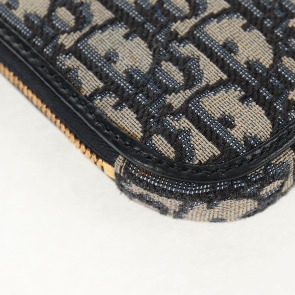 Christian Dior Trotter Canvas Dior 30 Montaigne Chain Pouch Navy Auth 147260A