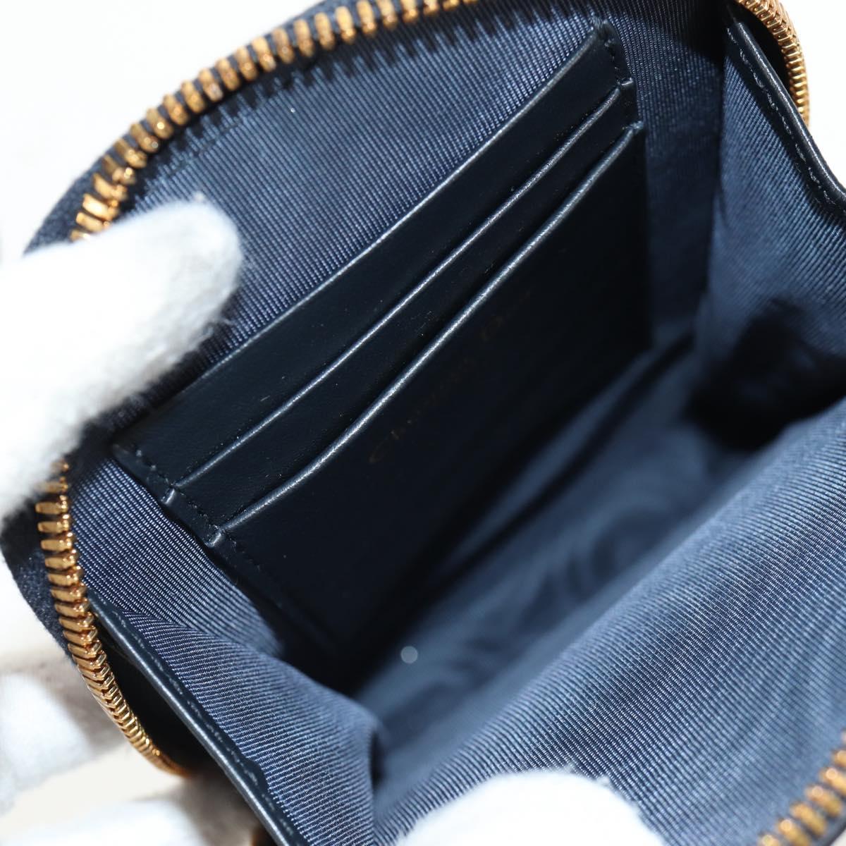 Christian Dior Trotter Canvas Dior 30 Montaigne Chain Pouch Navy Auth 147260M
