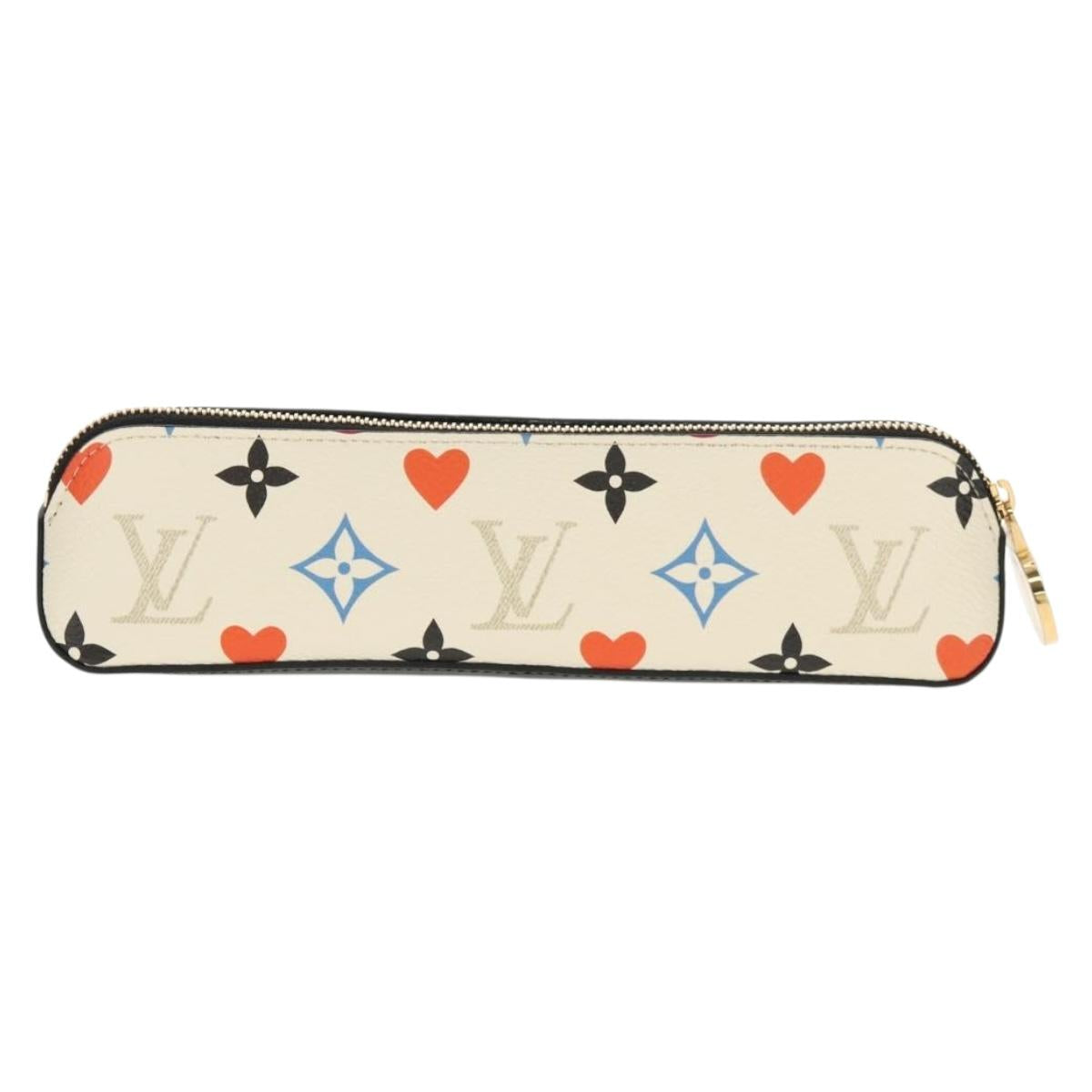 LOUIS VUITTON Monogram Game On Trousse Elizabeth Pen Case GI0585 LV Auth 147261SAM