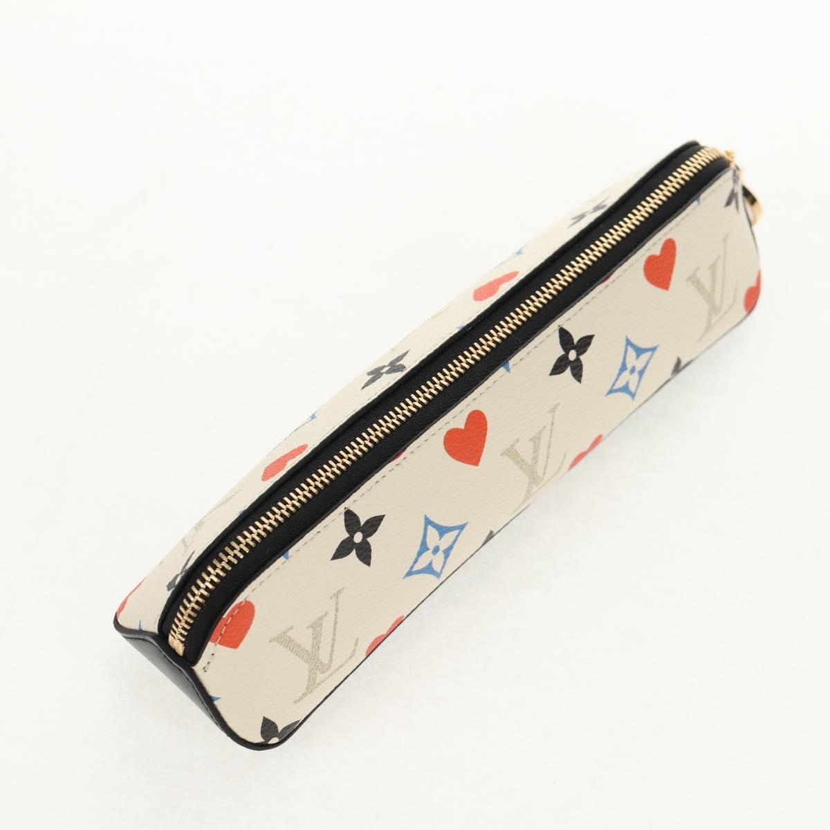 LOUIS VUITTON Monogram Game On Trousse Elizabeth Pen Case GI0585 LV Auth 147261M