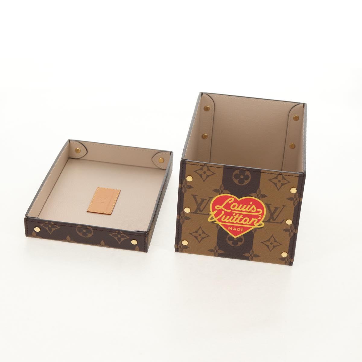 LOUIS VUITTON Monogram Stripe LVxNIGO Monogram Box Trunk LV Auth 147268SM