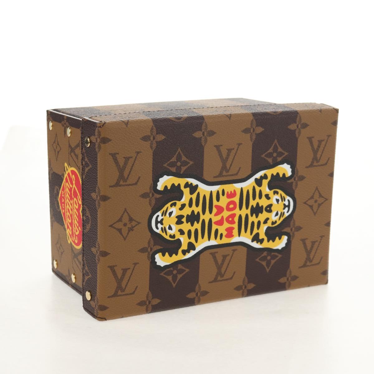 LOUIS VUITTON Monogram Stripe LVxNIGO Monogram Box Trunk LV Auth 147268SM